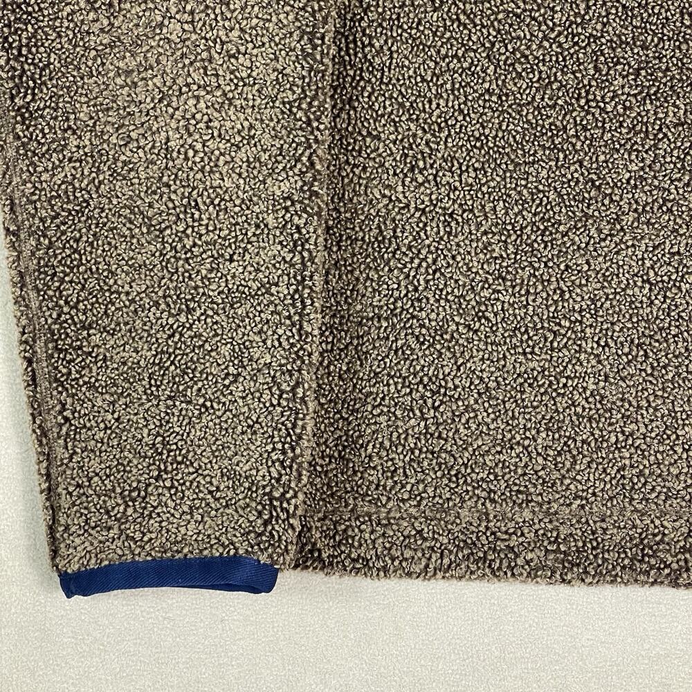 Vineyard Vines Sweater Mens M Brown 1/4 Zip Nantucket Sherpa Fleece Mock Neck - Picture 7 of 12